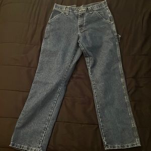 straight leg wrangler jean cargos 30 x 30